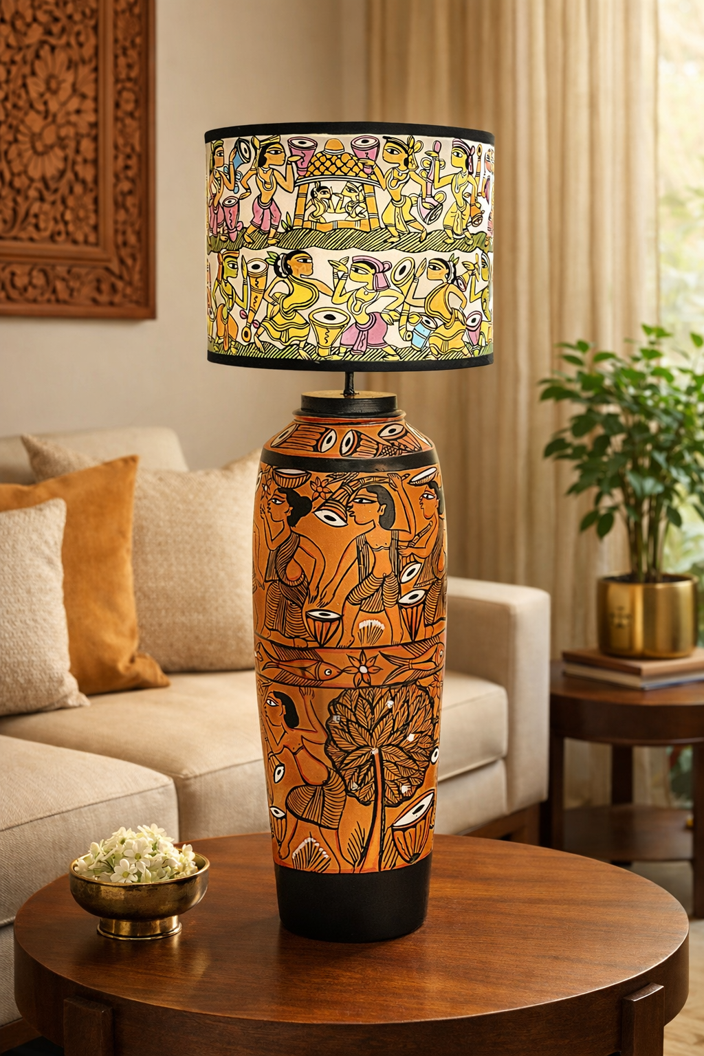 Pattachitra Table Lamp