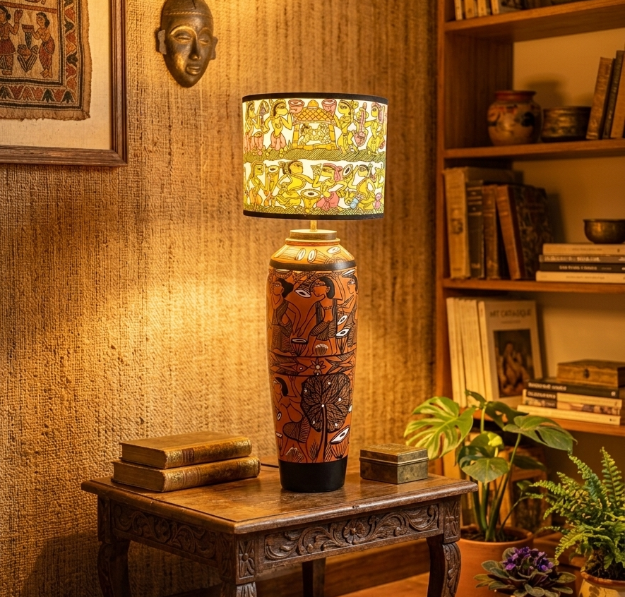 Pattachitra Table Lamp